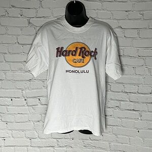 Hard Rock Cafe White Tee with Logo